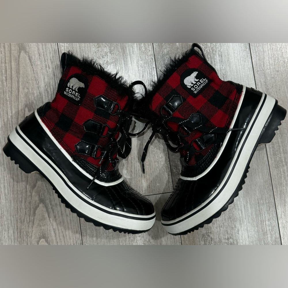 Sorel Torino Waterproof plaid boots